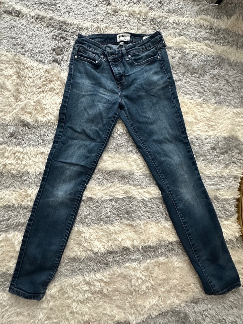 William Rast Ankle Skinny Jeans Sz 26 Medium Wash Stretch
